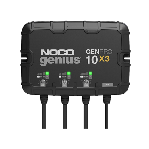 NOCO Genius GENPRO10X Battery Charger - Gen10 Pro/30 Amp/3 Bank - Connect-Ease. Connect all your marine equipment with ease.