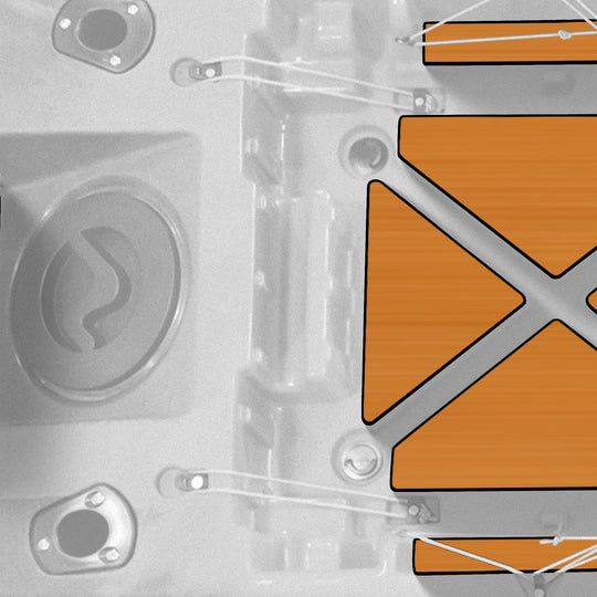 Sea Ghost 110 Premium Deck Padding - Connect-Ease. Connect all your marine equipment with ease.
