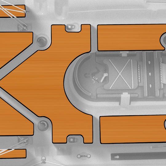 Sea Ghost 110 Premium Deck Padding - Connect-Ease. Connect all your marine equipment with ease.