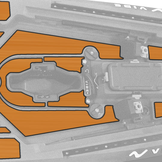 Shearwater 125 Premium Deck Padding - Connect-Ease. Connect all your marine equipment with ease.
