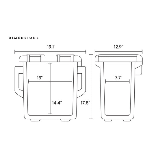 Vibe 20 Quart Cooler - Connect-Ease. Connect all your marine equipment with ease.