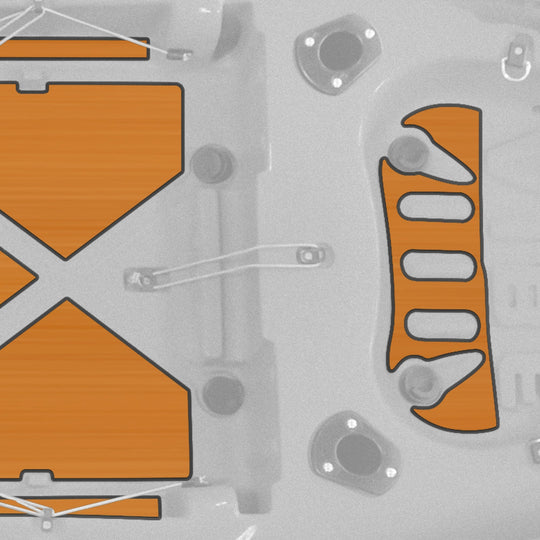 Yellowfin 100 Premium Deck Padding - Connect-Ease. Connect all your marine equipment with ease.