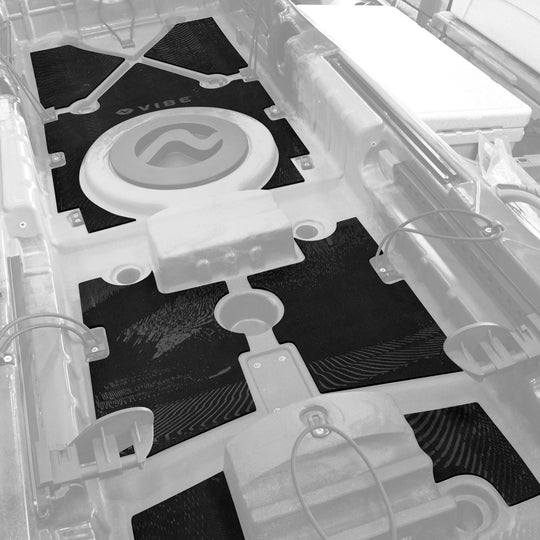 Yellowfin 130T Kayak Deck Padding - Connect-Ease. Connect all your marine equipment with ease.