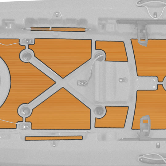 Yellowfin 130T Premium Deck Padding - Connect-Ease. Connect all your marine equipment with ease.