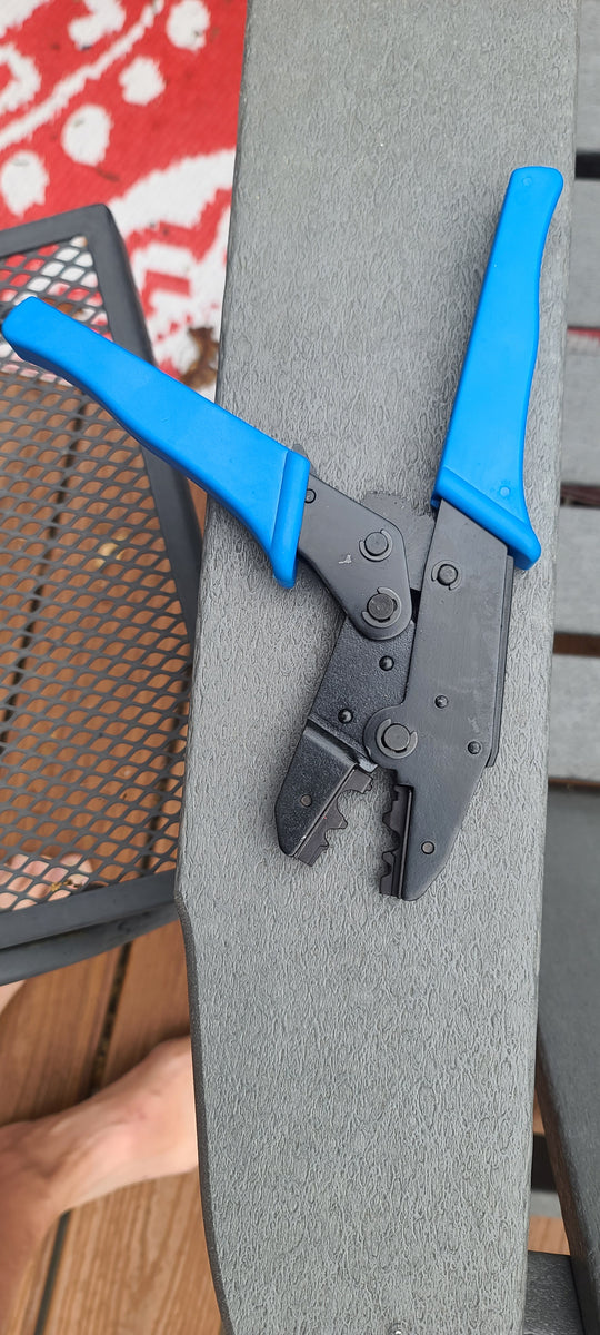 6 to 14 gauge Insulated Butt Splice Crimper - Connect-Ease. Connect all your marine equipment with ease.