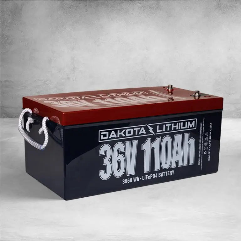 DAKOTA LITHIUM 36V 110AH DEEP CYCLE LIFEPO4 SINGLE BATTERY - Connect-Ease. Connect all your marine equipment with ease.