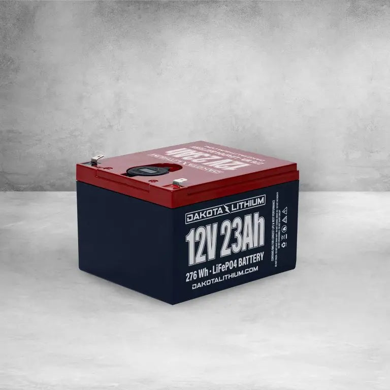 DAKOTA LITHIUM 12V 23AH BATTERY WITH DUAL USB PORTS & VOLTMETER - Connect-Ease. Connect all your marine equipment with ease.