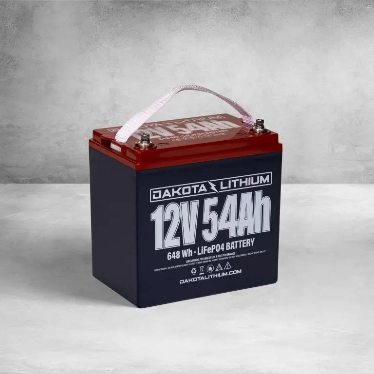 DAKOTA LITHIUM 12V 54AH DEEP CYCLE LIFEPO4 BATTERY - Connect-Ease. Connect all your marine equipment with ease.