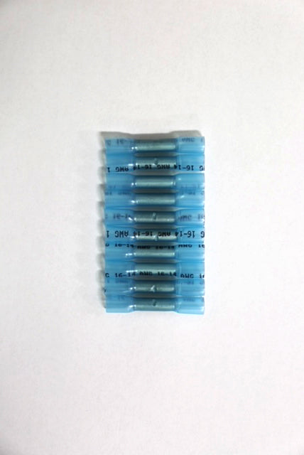 14 AWG Heat Shrink Butt Splices - 10 in each pack (CE14BS) Lithium Compatible - Connect-Ease. Connect all your marine equipment with ease.