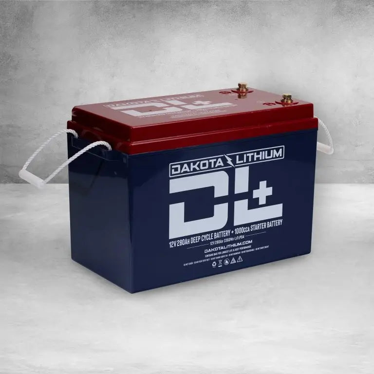DAKOTA LITHIUM PLUS 280 AH 12V LIFEPO4 DUAL PURPOSE BATTERY - Connect-Ease. Connect all your marine equipment with ease.
