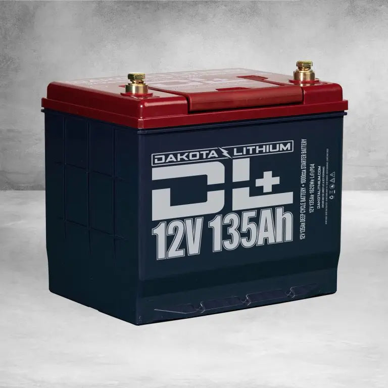 DL+ 12V 135AH DUAL PURPOSE 1000CCA STARTER BATTERY PLUS DEEP CYCLE PERFORMANCE - Connect-Ease. Connect all your marine equipment with ease.