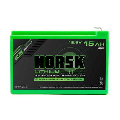 12.8V 15Ah Lithium Battery - Connect-Ease. Connect all your marine equipment with ease.