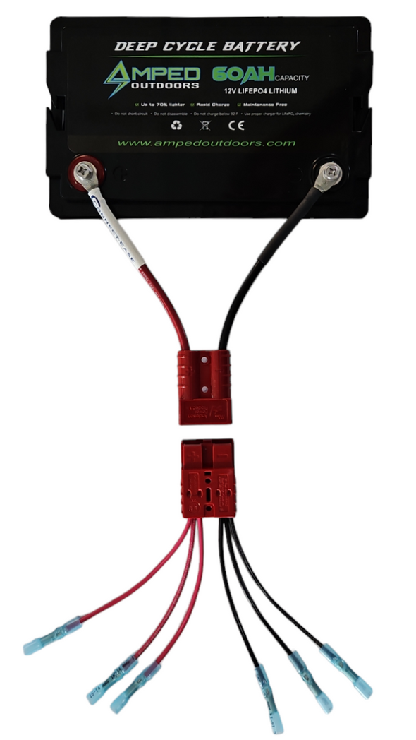 YAK QUIK 3 Device connection for Kayaks and Ice fishing RCE12VKYK Lithium Compatible - Connect-Ease. Connect all your marine equipment with ease.