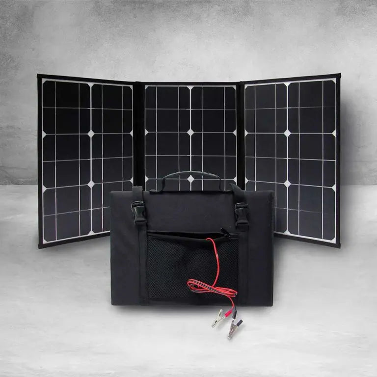 FOLDING FAST-CHARGE 12V SOLAR PANEL - Connect-Ease. Connect all your marine equipment with ease.
