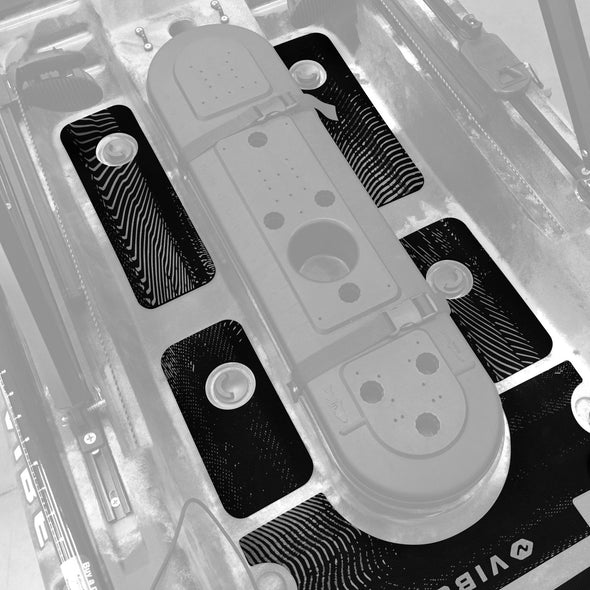 Sea Ghost Series Kayak Deck Padding - Connect-Ease. Connect all your marine equipment with ease.