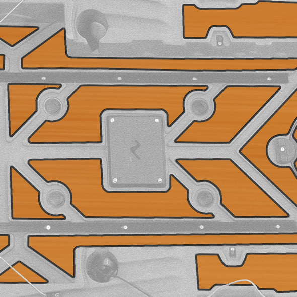 Shearwater 125 Premium Deck Padding - Connect-Ease. Connect all your marine equipment with ease.