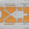 Yellowfin 130T Premium Deck Padding - Connect-Ease. Connect all your marine equipment with ease.