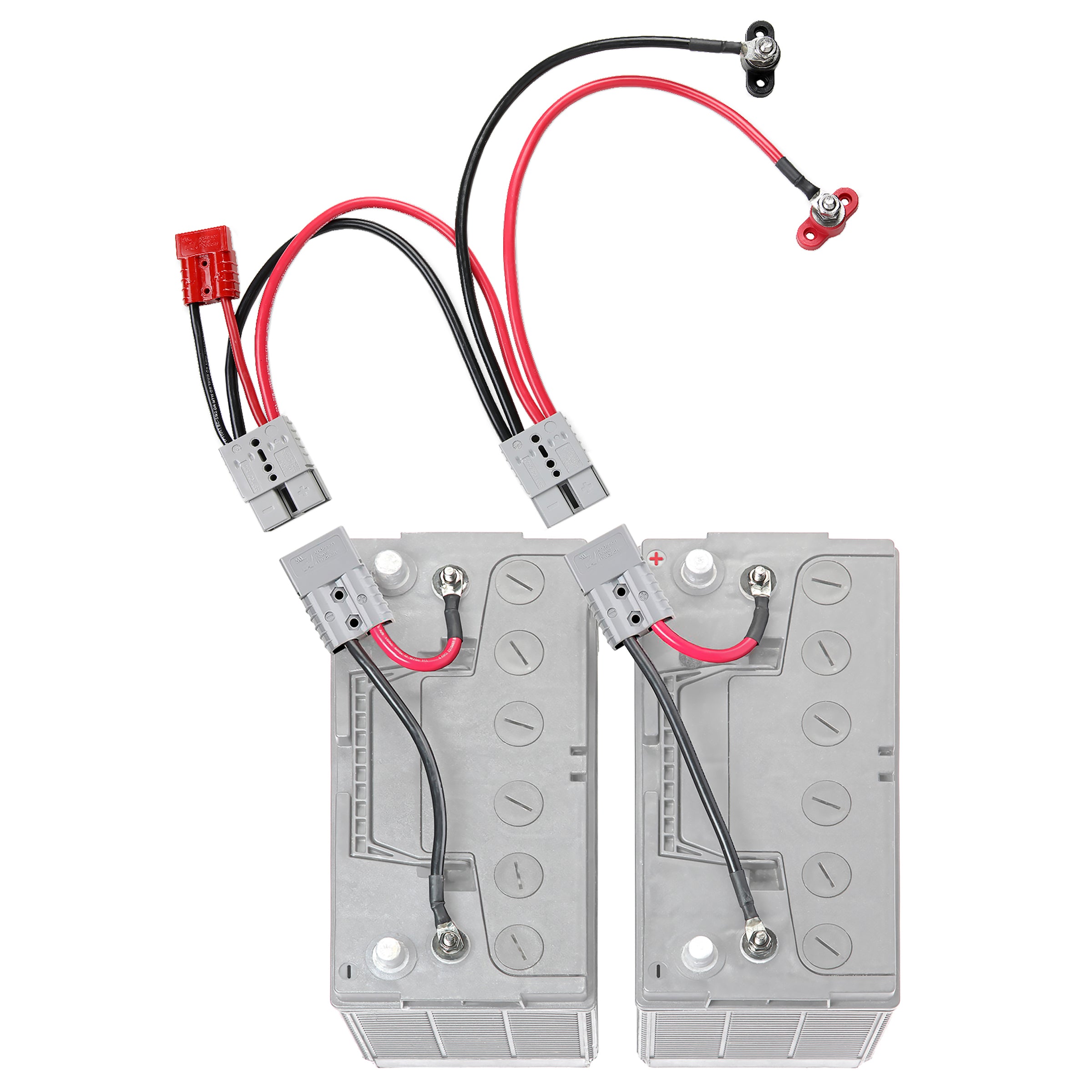need battery connectors, aquamatics, cell connectors,... 12V Outboard Dual Parallel Battery Connection Kit 6 AWG — Connect-Ease ...