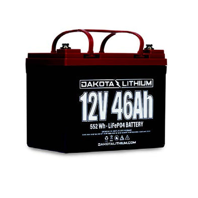 Dakota Lithium 12V 46Ah BATTERY - Connect-Ease. Connect all your marine equipment with ease.