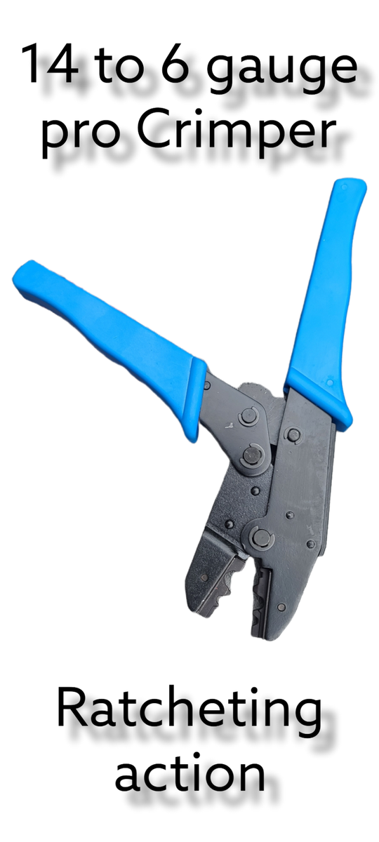 6 to 14 gauge Insulated Butt Splice Crimper - Connect-Ease. Connect all your marine equipment with ease.